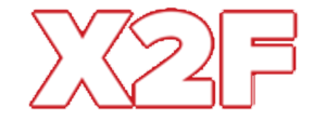 X2F Logo White