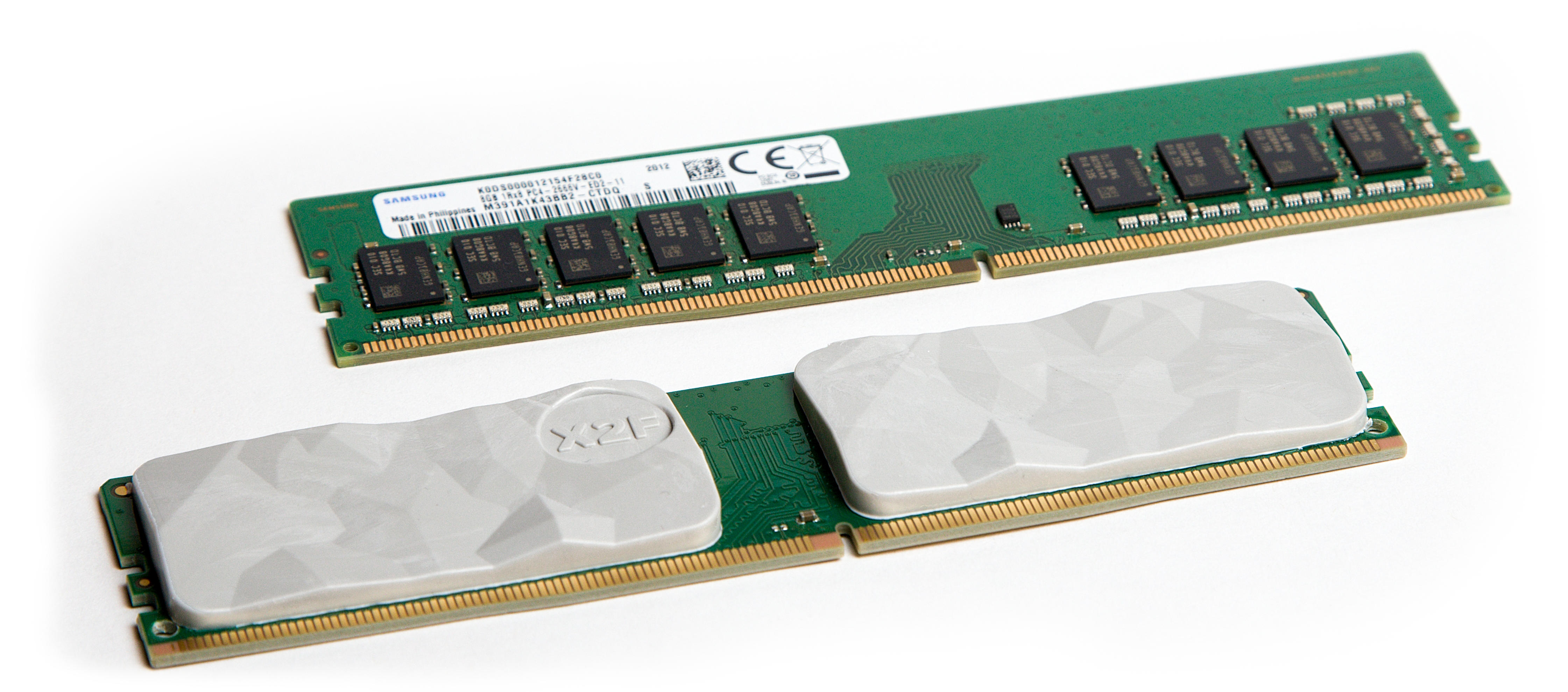 RAM with and without heatsink